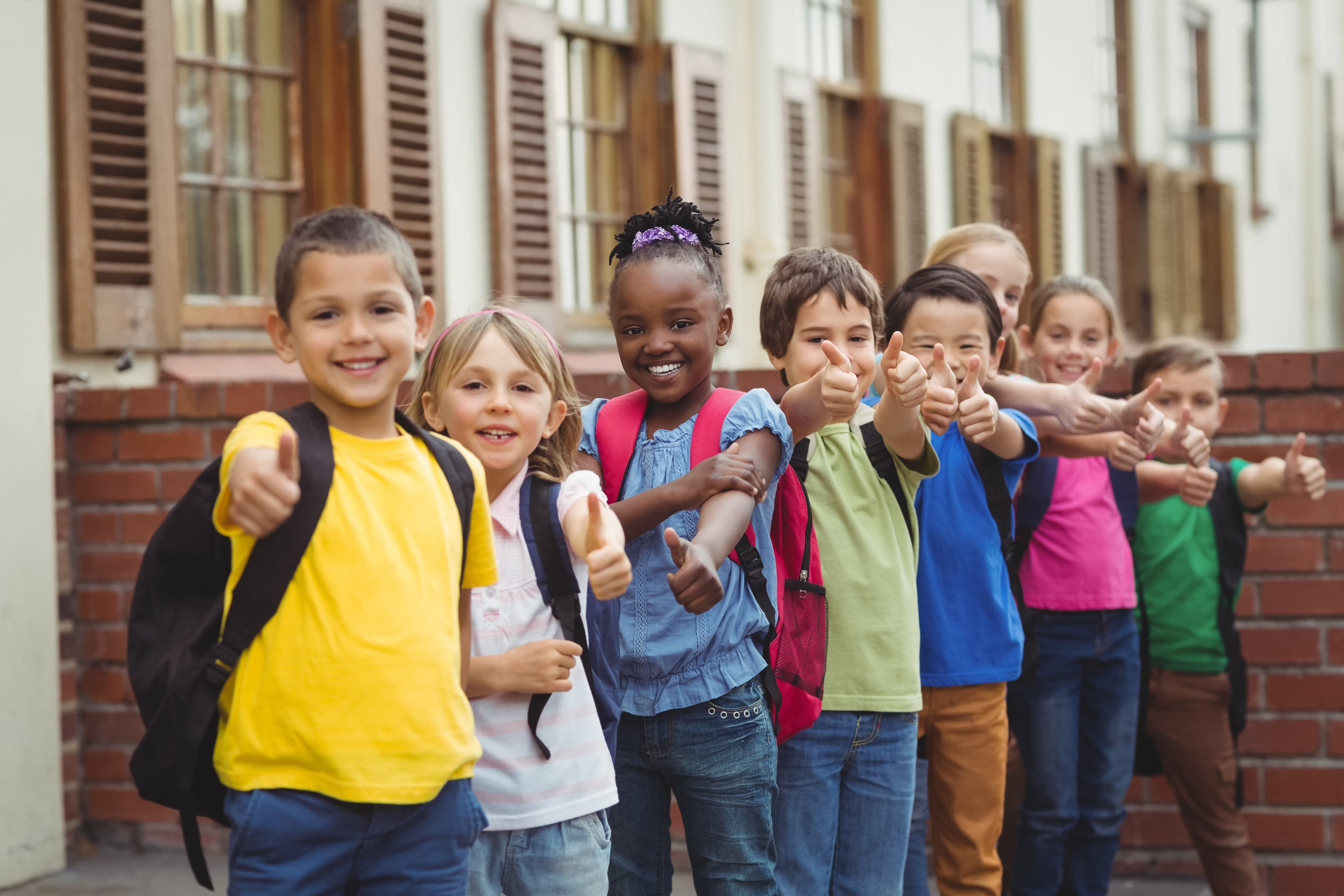 Students on a field trip